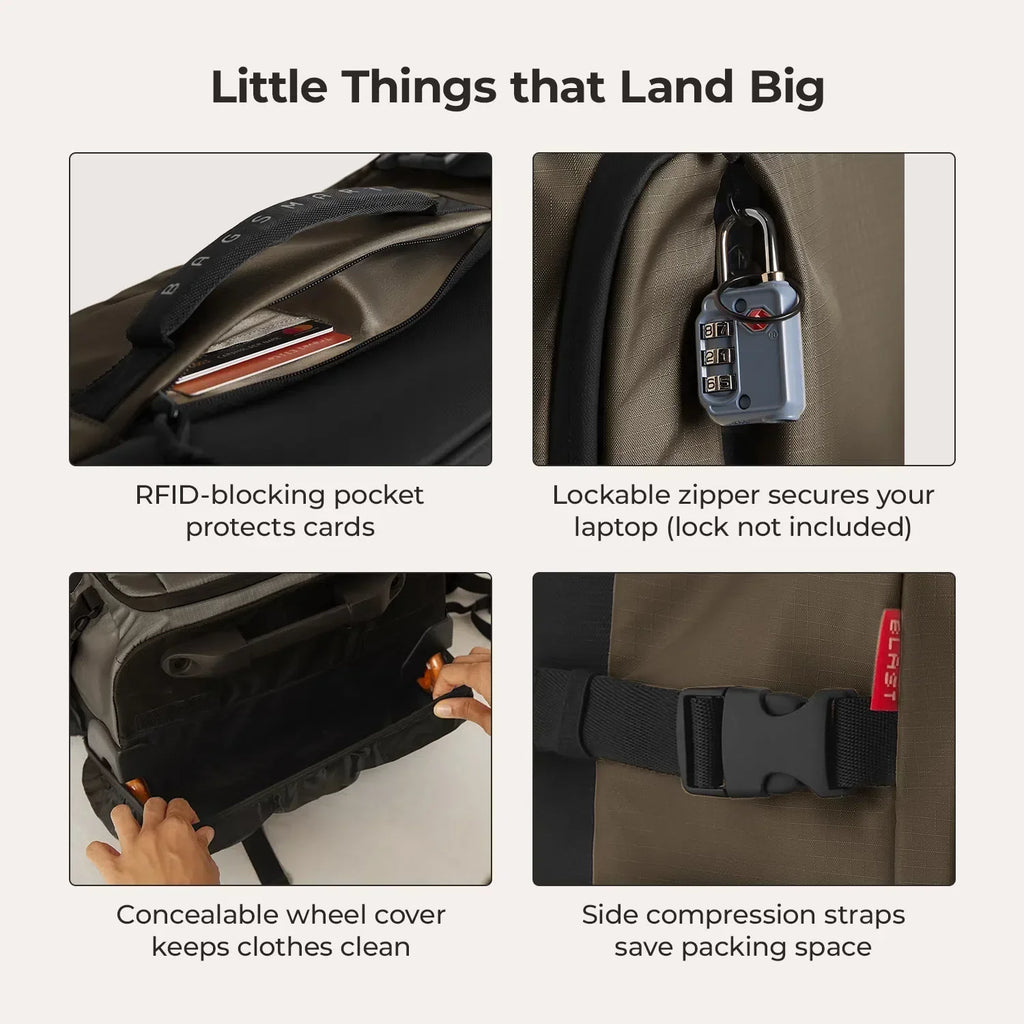 Blast 43L Roller Backpack