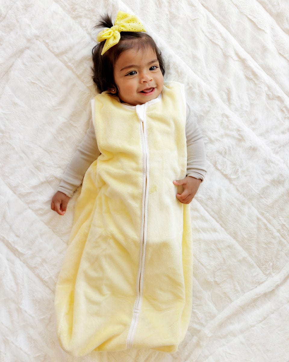 Butter Yellow Wearable Minky Blanket