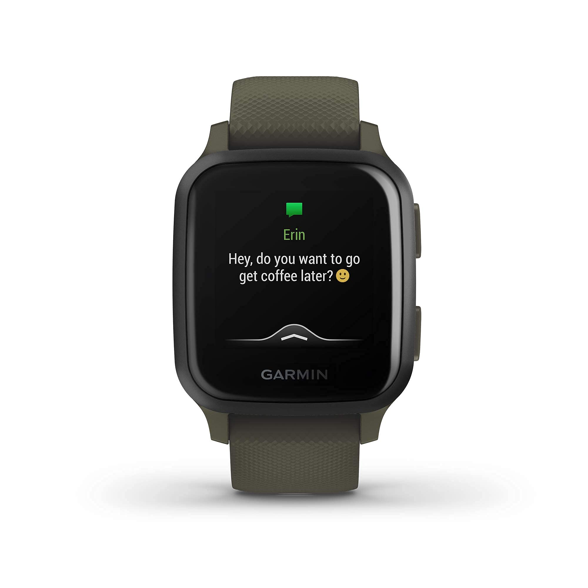 Garmin Venu Sq Music, GPS Smartwatch  and Moss Green - 010-02426-03