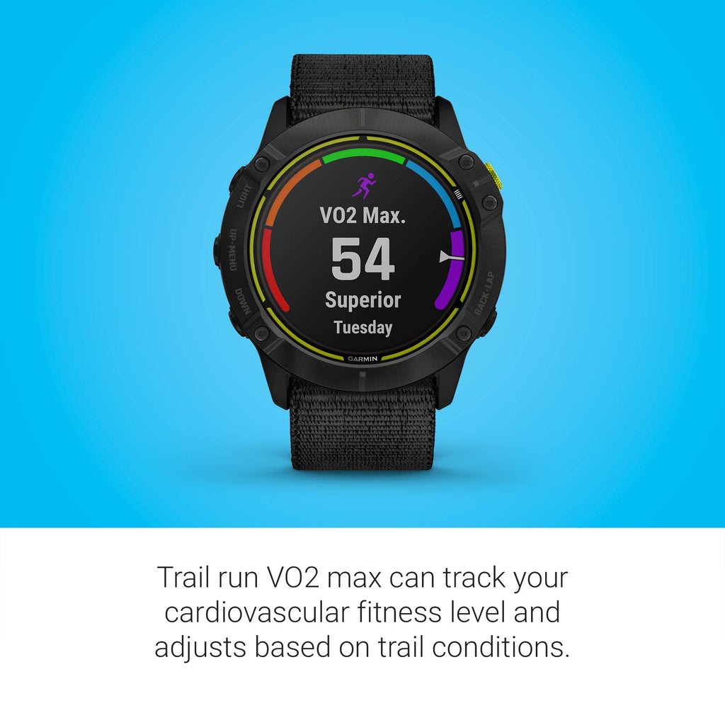 Garmin Enduro Smartwatch GPS Watch with Solar Black UltraFit Nylon Band - 010-02408-00