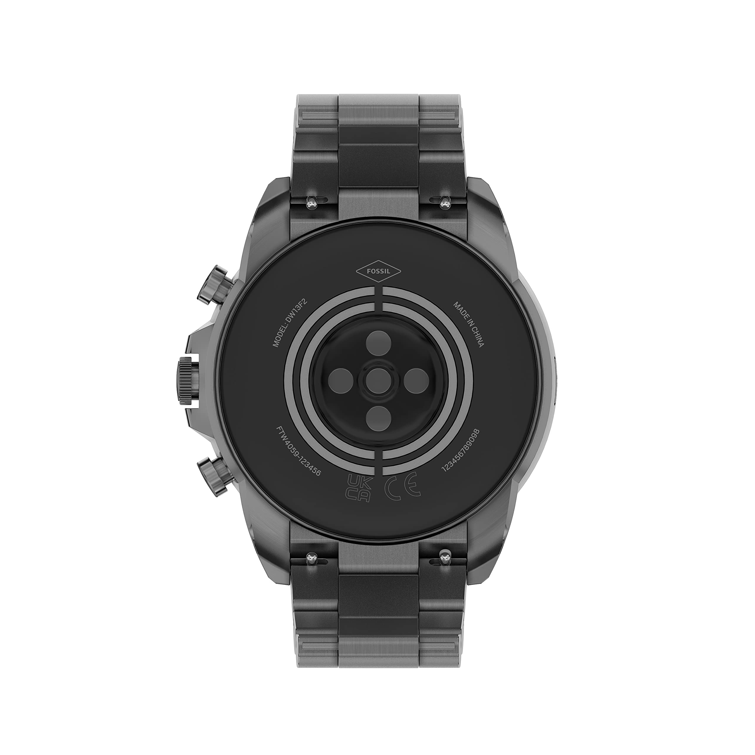 Fossil - Gen 6 Smartwatch 44mm Stainless Steel - Smoke - FTW4059V