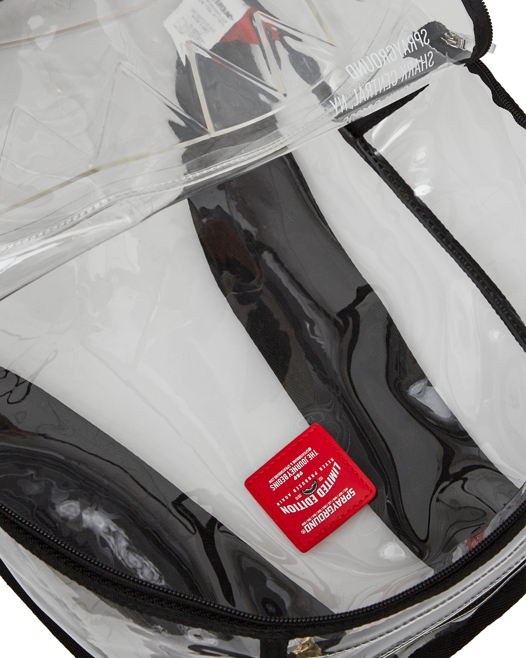 100% CLEAR BACKPACK - SHARK CENTRAL