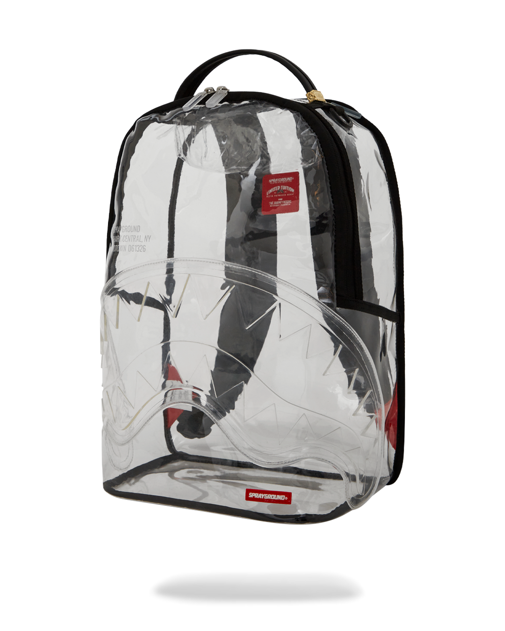 100% CLEAR BACKPACK - SHARK CENTRAL