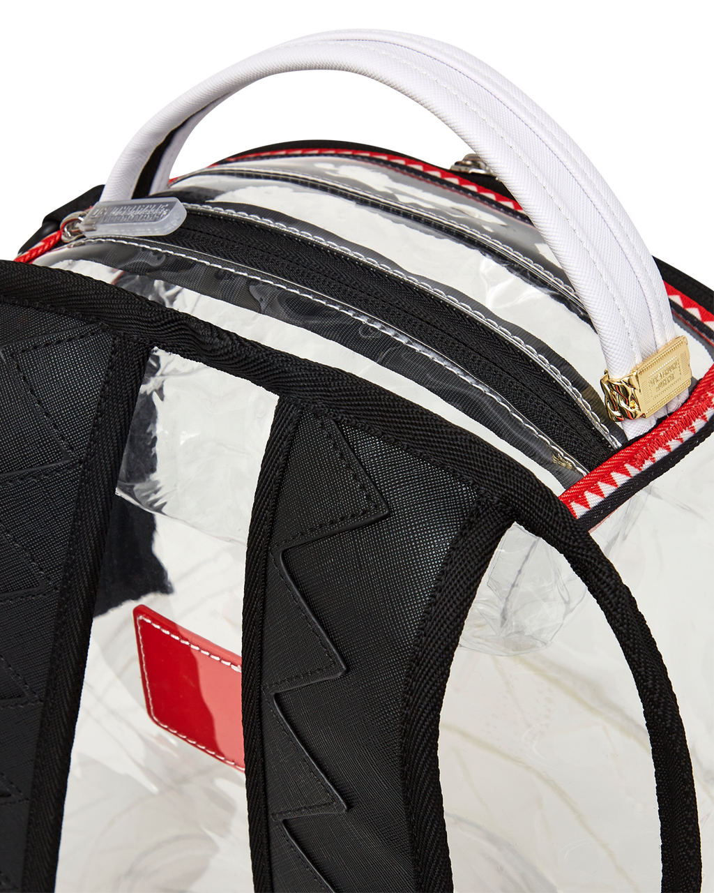 100% CLEAR BACKPACK SHARK