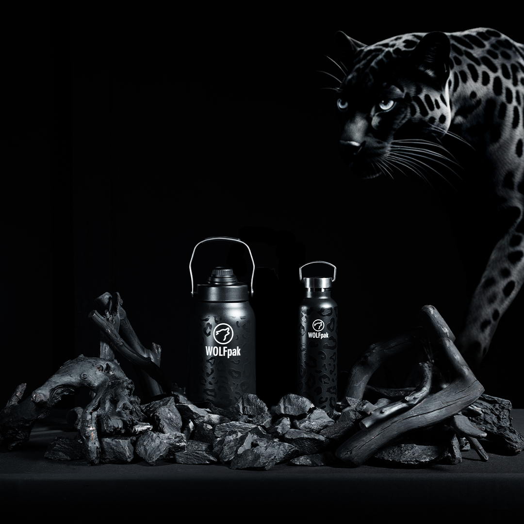 Black Leopard Flask Bundle
