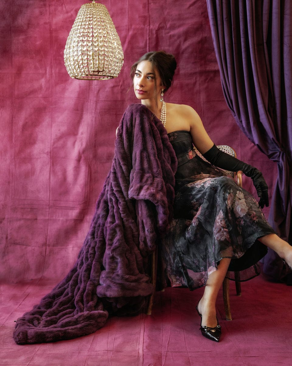 Hugs Plum Blanket