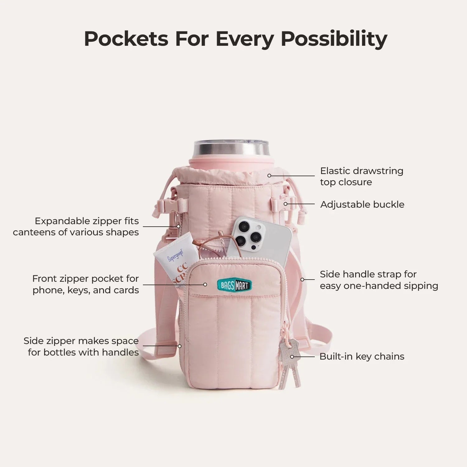 (FREE GIFT) Paz Water Bottle Sling