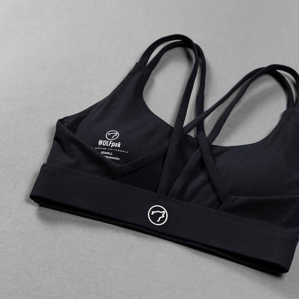 Alpha Black Classic Sports Bra (SALE)